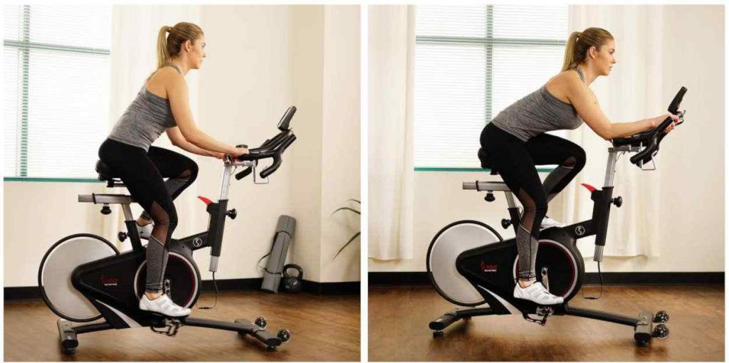Sunny Health & Fitness Indoor Upright Cycle Bike