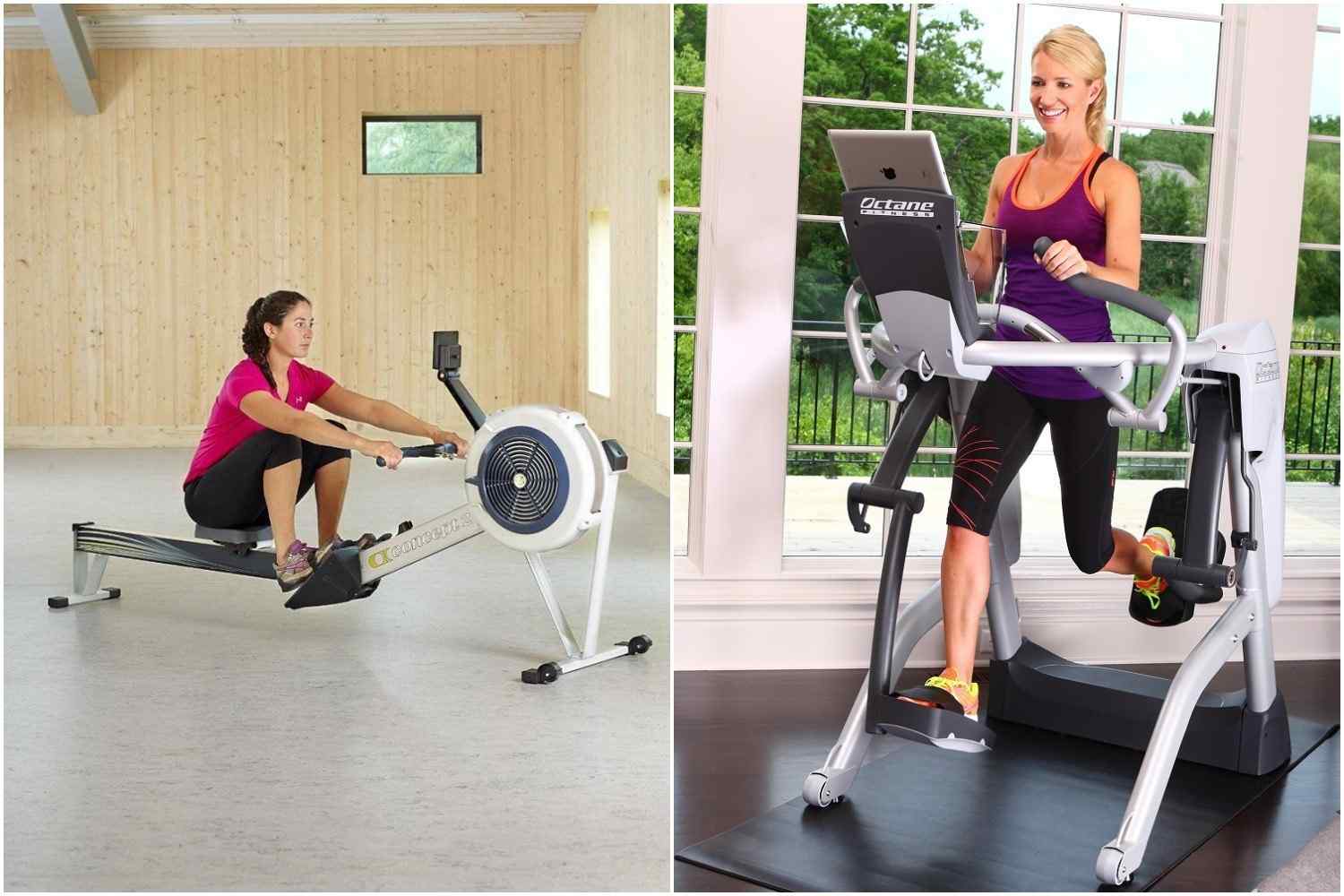 elliptical vs rowing machine