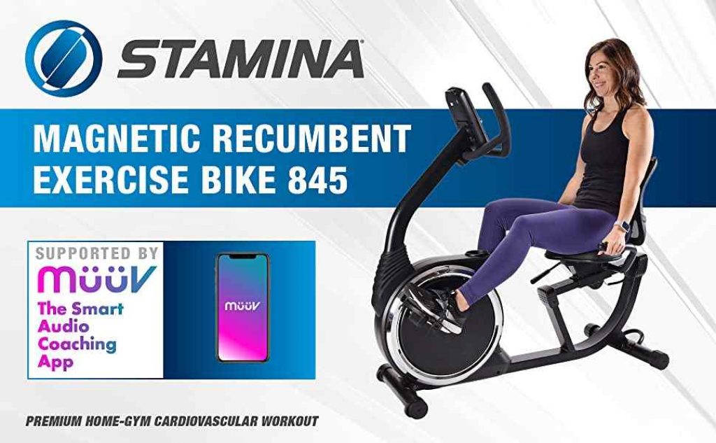 Stamina Magnetic Recumbent Exercise Bike 845 