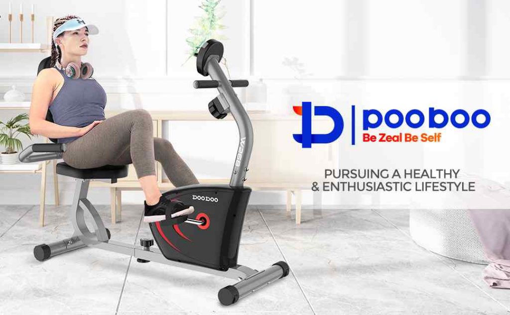 pooboo W669 Recumbent Bike