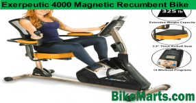 Exerpeutic 4000 Magnetic Recumbent Bike
