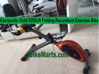 Exerpeutic Gold 525XLR Folding Recumbent Exercise Bike Reviews
