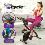 Slim cycletm 2-in-1 exercise bike