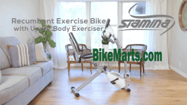Stamina Recumbent Exercise Bike with Upper Body Exerciser
