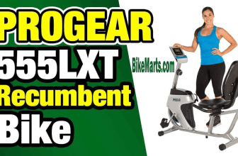progear 555lxt magnetic tension recumbent bike