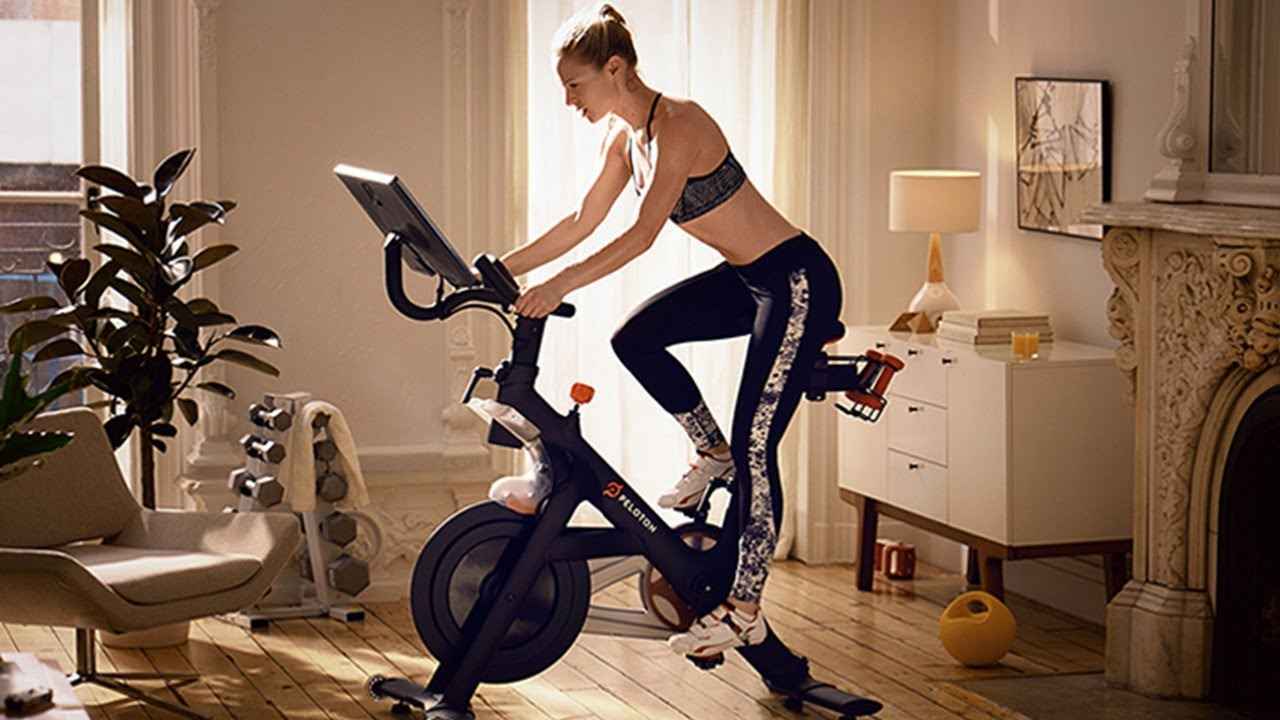 How does the exercise bike respond