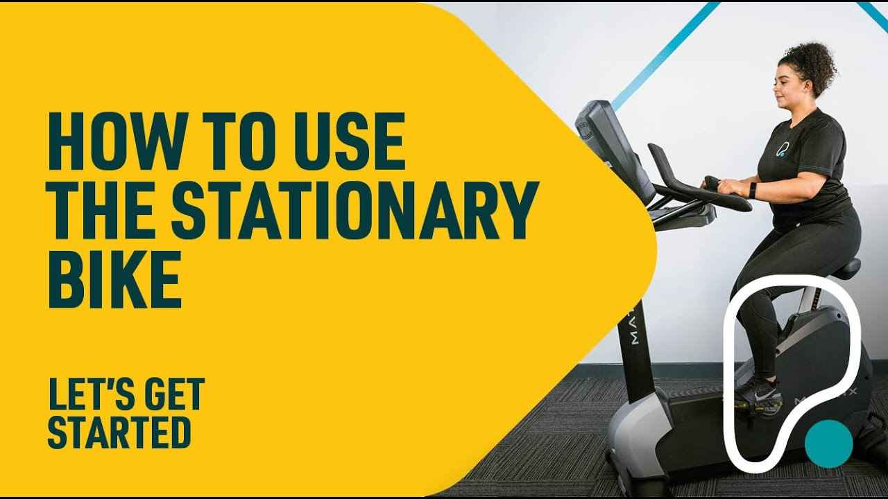 How to use the stationary bike