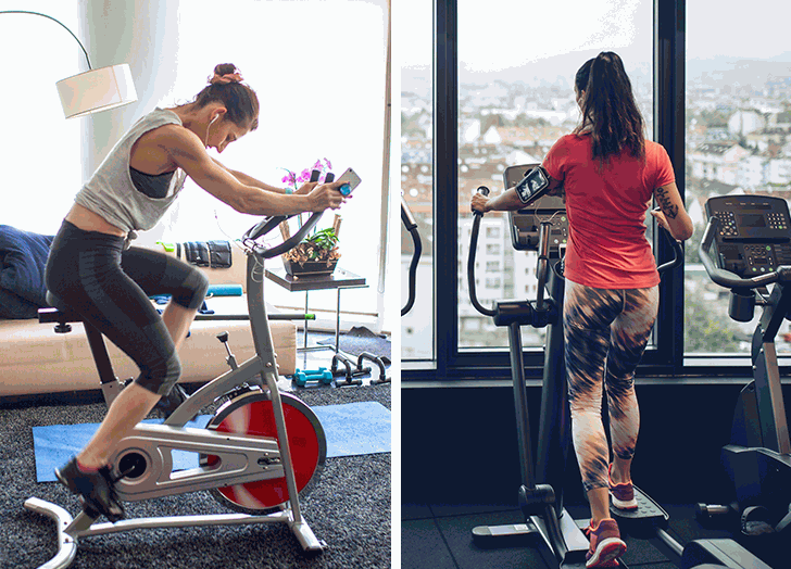 folding exercise bike in stock uk