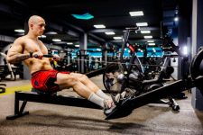 Ergometer rowing machine
