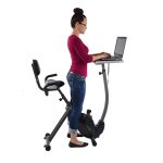 Stationary Bike With Laptop Stand
