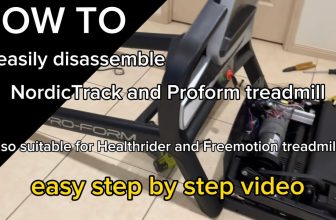 How to Disassemble NordicTrack Commercial 1750 Treadmill for Moving