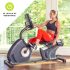 Exerpeutic folding magnetic upright bike with pulse